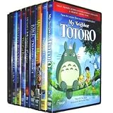 Miyazaki 13 Pack (Castle in the Sky/Kiki's Delivery Service/Nausicaa of the Valley of the Wind/Grave of the Fireflies/Porco Rosso/Princess Mononoke/Spirited Away/The Cat Returns/Howl's Moving Castle/My Neighbor Totoro/My Neighbors the Yamadas/Pom Poko/Whisper of the Heart)