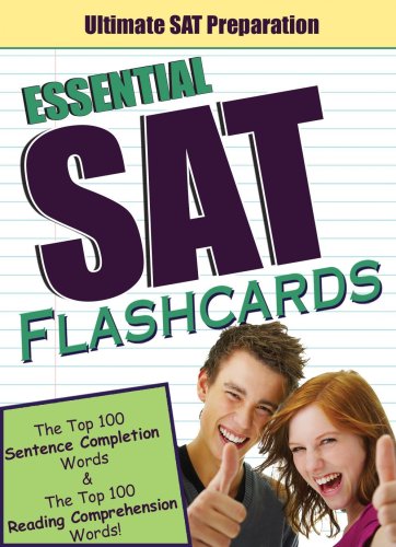 the powerscore essential sat flashcards the top 100 sentence completion words  the top 100 reading comprehension