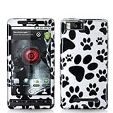 Dog Paw Design Crystal Hard Skin Case Cover for For Motorola Droid X2 MB870 ....