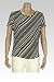 16mm Printed Silk CDC short sleeve Blouse 23