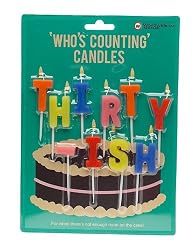 Thirty-ish Birthday Candles