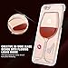 iPhone 6 Plus & iPhone 6s Plus Case, FLOVEME [ Wine Glass Series ] Dynamic 3D Liguid Clear Hard Back Cover for Apple iPhone 6 Plus and iPhone 6s Plus 5.5 inch - Red