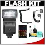 Bower SFD296S Digital Automatic Zoom Bounce Flash with Flip Bracket + Cord  ....