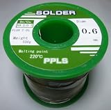 たりお企画22 リール巻 鉛フリー はんだ線 500g 99.3/0.7（Cu）  φ0.6mm