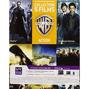 90 ans Warner - Coffret 5 films - Action + 1 magnet collector « Matrix » offert [Blu-ray] [Éditio