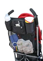 JL Childress Cups 'N Cargo Stroller Organizer, Black