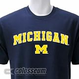 Michigan Wolverines Quality Embroidered T Shirt