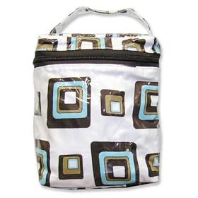 Click here to buy Insulated Bottle Bag - Chocolate Blocks by Trend Lab.