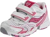 Saucony Cohesion 4 H&L Athletic Sneaker,White/Azalea,11 M US Little Kid