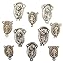 Religious Gifts Silver Tone Saint Mary with Miraculous Medal Rosary Centerpiece, Lot of 10, 1 1/4 Inch