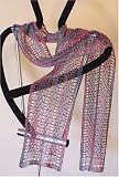 Cat's Cradle Long-Ways Scarf (HeartStrings knitting pattern #A21)