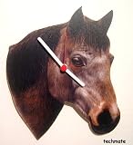 Outdoor Living : Strawberry Roan Horse Wall Clock - HO16