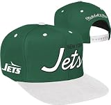 New York Jets Mitchell & Ness Green Throwback Vintage Retro Script Snap Back Hat