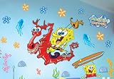 Sponge Bob Square Pants Collection Wall Sticker Decal for Baby Nursery Kids Room