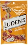 Ludens Wild Honey Throat Drops, 30 Count