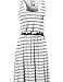 Awesome21 Women's Stripe Sleeveless Tank Racerback Long Maxi Dresses