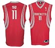 Yao Ming Houston Rockets NBA Tackle Twill Swingman Replica Basketball Jersey By Reebok