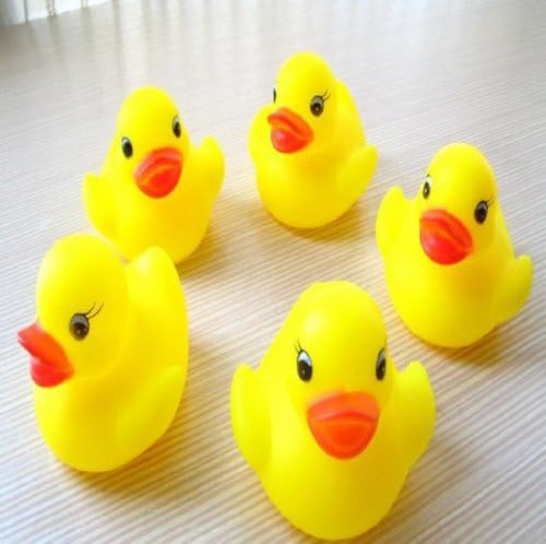 Nicerocker 2013 Hot NEW One Dozen (12) Rubber Duck Ducky Duckie Baby Shower Birthday Party Favors