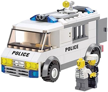 MakeFunToys(TM) Building Block POLICE Series The police car 135+pcs Compatible with Lego