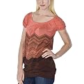 Juniors' Xhilaration&reg; Keyhole Scoopneck Sweater - Coral