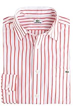 Long Sleeve Stripe Shirt With Soft Collar