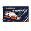 Denver Broncos NFL Field Design 3'x5' Banner Flag