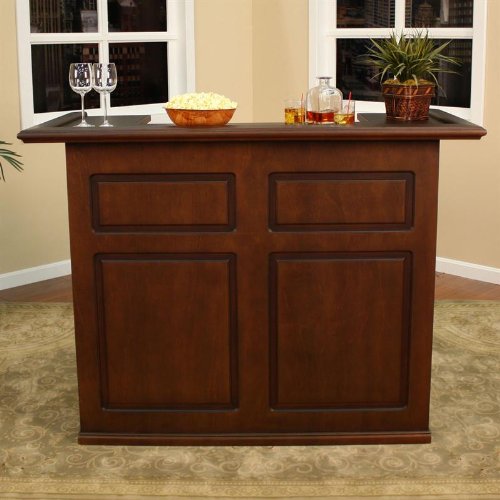 Trenton Fridge Bar With Fridge Pocket and Open Shelving & In Suede