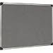 5 Star Premier Pinnwand mit Halterung und Aluminiumrahmen 900x600mm grau