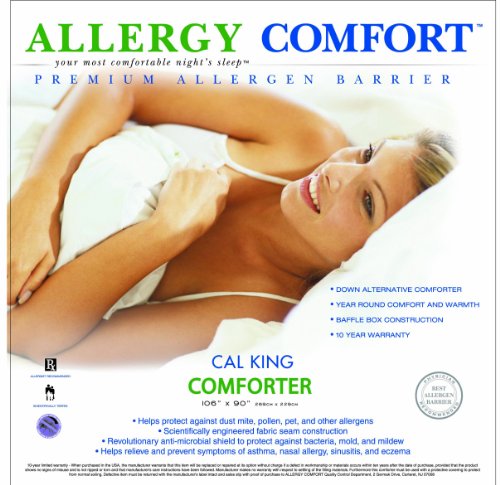 Natural Comfort Allergy Shields TM Luxurious Down California King Alternative Comforter