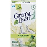 Best Price Crystal Light On-The-Go Drink Mix, White Grape, 10-Count (Pack of 9)