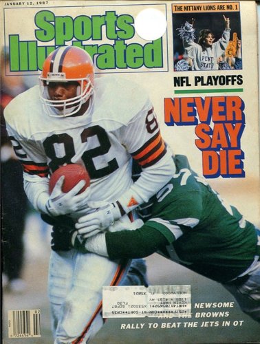 Ozzie Newsome Unsigned 1987 Sports Illustrated