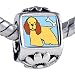 cocker_spaniel2cocker spaniel - Cocker Spaniel Dog Yellow Beads Pandora Bead Bracelet