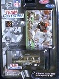 New Orleans Saints Ricky Williams 1999 White Rose NFL Diecast 1:64 Scale GMC Yukon Truck with Ricky Williams Texas Longhorns Fleer Rookie Card Football Collectible