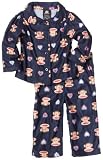 Paul Frank Baby-Girls Infant Core Julius Logo Allover Pajama Set, Blue, 18 Months