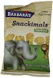 Barbaras Bakery Snackimals Animal Cookies, Oatmeal, 2.125-Ounce Bags (Pack of 18)