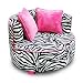 Newco Kids Redondo Chair, Minky Zebra