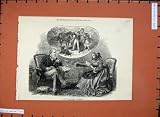 1872 VALENTINES MAN WOMAN ROMANCE READING HORSE DOG