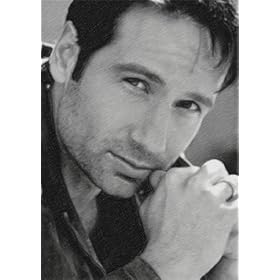 DAVID DUCHOVNY - Original Art Print (LARGE A3 - Signed by the Artist) #js002