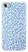 Case scenario KEITH HARING 【アメリカの代表的芸術家・キースヘリング】デザイン iPhone4/4S ラバーケース GRAFFITI PATTERN BLUE KH-IPH4-R-GPBL