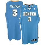 Allen Iverson Denver Nuggets Light Blue 2008-2009 Swingman Adidas NBA Jersey