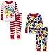 Sesame Street Baby Boys' 4-Piece Cotton Pajama Set