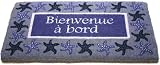Monpaillasson - Paillasson Bienvenue à Bord Etoile de Mer - 42 x 72 cm