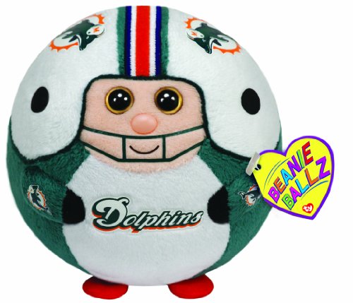 Ty Beanie Ballz Miami Dolphins - NFL Ballz