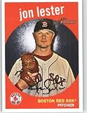 2008 Topps Heritage #409 Jon Lester SP - Boston Red Sox (Short Print) (Baseball Cards)