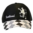 Mens Scotland Lion Embroidered Argyle Design Baseball Cap