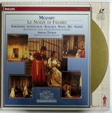 MOZART: LE NOZZE DI FIGARO ( THE MARRIAGE OF FIGARO) OSTMEN, SAMUELSSON, LINDENSTRAND, WAHLGREN, RESICK- LASERDISC ( 2 DISCS, 4 SIDES)