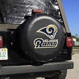 NFL St. Louis Rams Black Tire Cover
