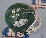 RAY ELGAARD Saskatchewan Roughriders SIGNED CFL Mini-Helmet - Autographed MLB Helmets and Hats