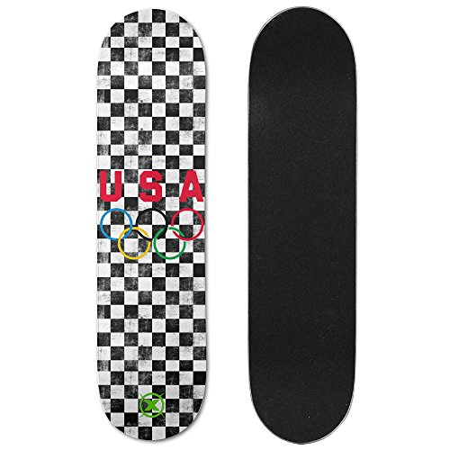 X-sports 2016 Brazil Rio Olympics Summer Sports Meeting Ultimate Sports Double Slide Skateboard Deck / Board
