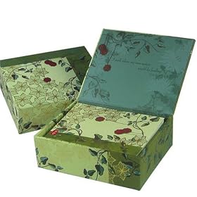 Mudlark Holiday Boxed Cards, Asian Berries, 25-count